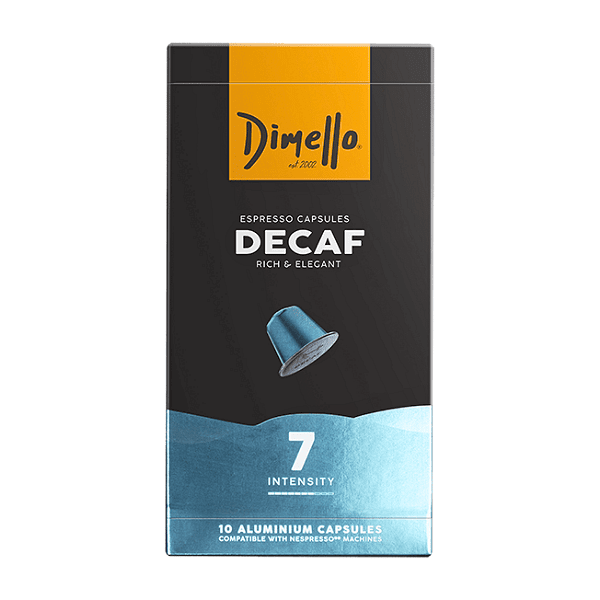 Dimello Decaffeinato - 10бр. Nespresso® съвместими алуминиеви капсули