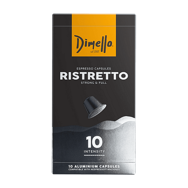 Dimello Ristretto - 10бр. Nespresso® съвместими алуминиеви капсули